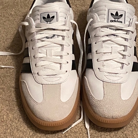 Adidas Samba - white with black stripes - Men’s 11.5 - Picture 14 of 14